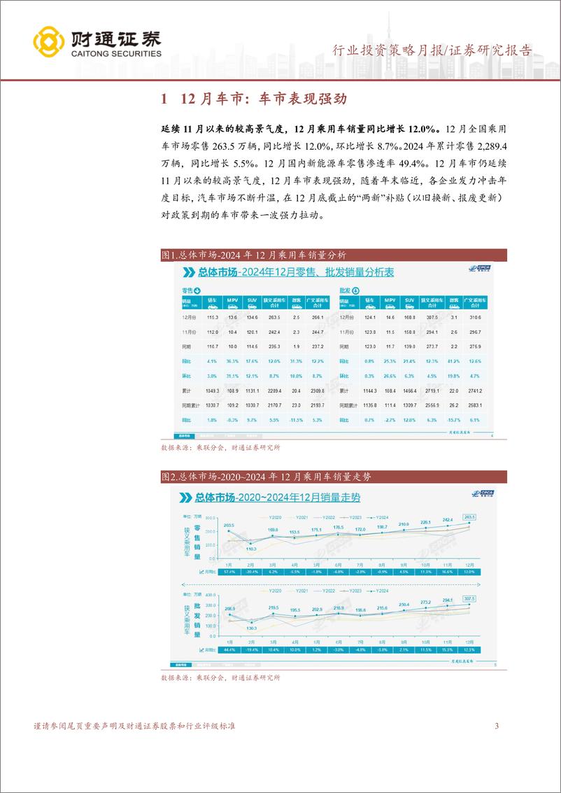 《计算机行业投资策略月报：智驾月报，车市表现强劲，首个ROBOTAXI法规出炉-250112-财通证券-11页》 - 第3页预览图