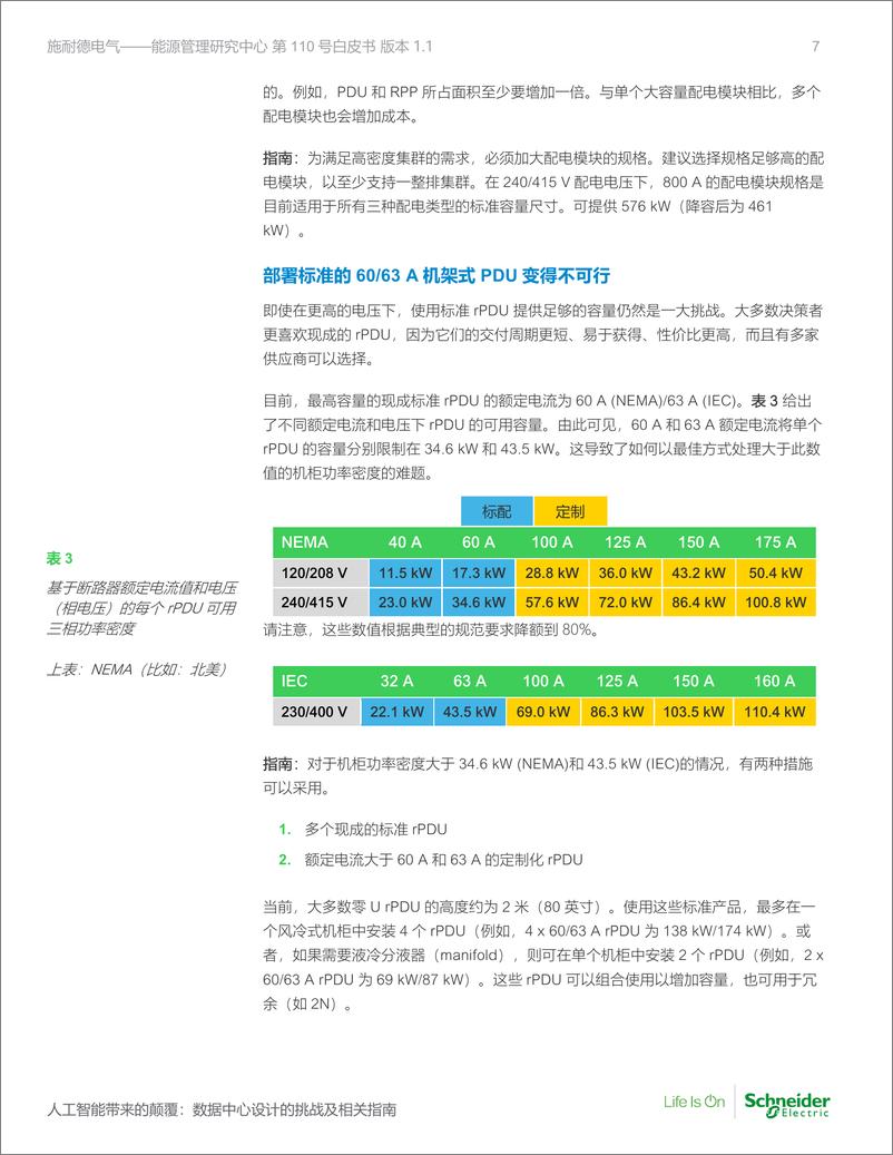 《2023-10-14-2023人工智能带来的颠覆：数据中心设计的挑战及相关指南白皮书-施耐德电气》 - 第7页预览图