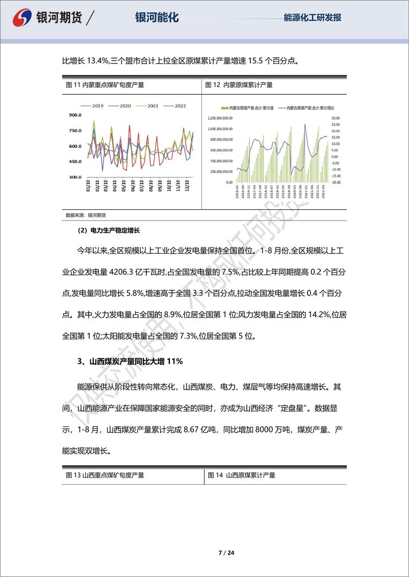 《动力煤四季度报告：供给瓶颈已现，煤价下跌窗口收窄-20221003-银河期货-24页》 - 第8页预览图