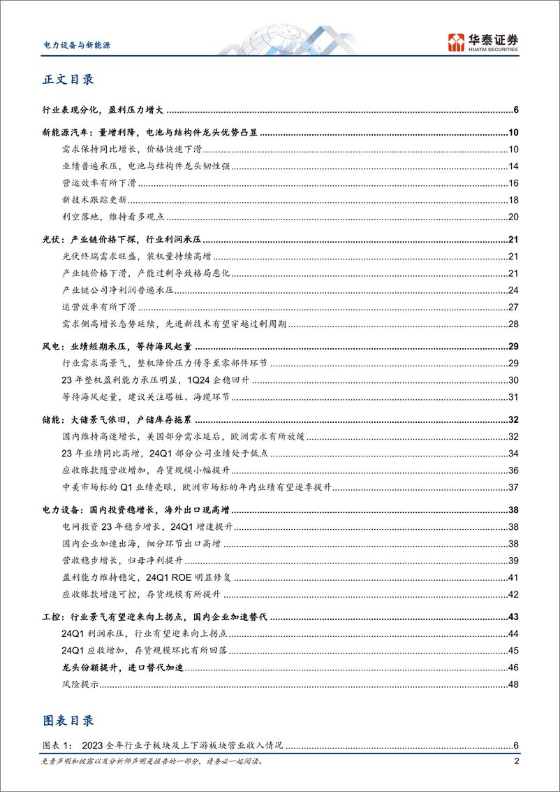 《电力设备与新能源行业：拐点将近，关注出口机会-240514-华泰证券-51页》 - 第2页预览图