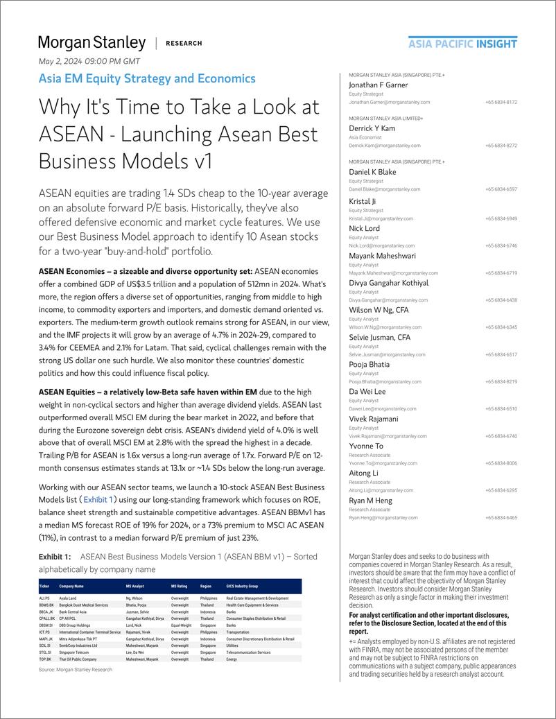 《Morgan Stanley Fixed-Asia EM Equity Strategy and Economics Why Its Time to Take...-107991667》 - 第1页预览图