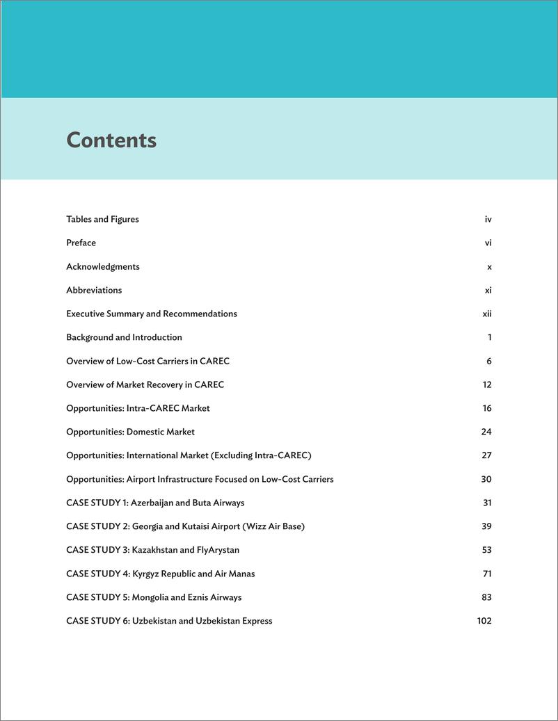 《亚开行-CAREC的低成本承运人机会、航空运输自由化和疫情后复苏（英）-2024.5-138页》 - 第5页预览图