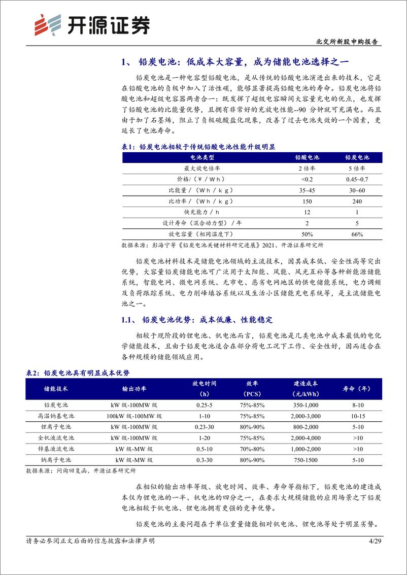 《北交所新股申购报告：昆工科技，冶金电极板领先，迈向储能铅炭电池大市场-20220831-开源证券-29页》 - 第5页预览图