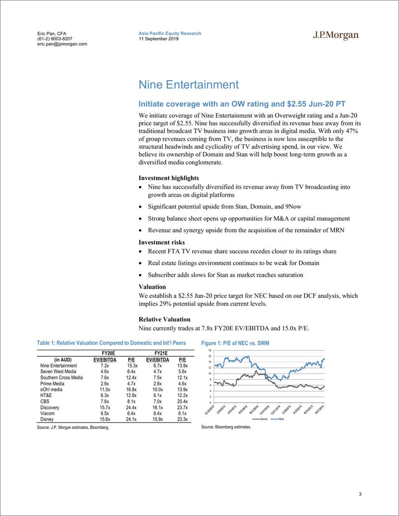 《J.P. 摩根-亚太地区-互联网与媒体行业-九号台娱乐（NEC）与七西传媒公司投资策略-2019.9.11-87页》 - 第4页预览图