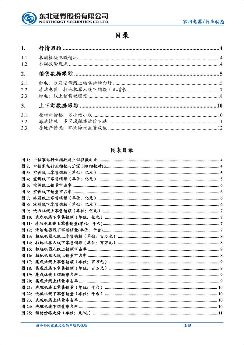 《家用电器行业：冰箱与空调线上销售持续向好-20220807-东北证券-15页》 - 第3页预览图