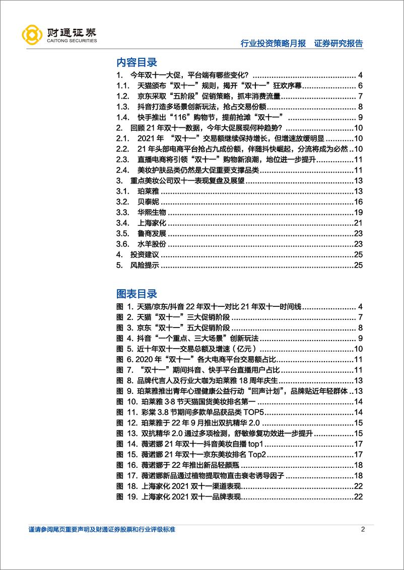 《【财通证券】化妆品行业：今年双十一大促平台端、品牌端有何变化？》 - 第3页预览图