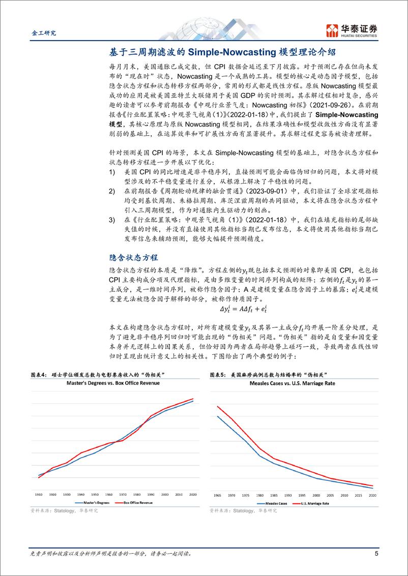 《金工深度研究：美国CPI的三周期Nowcasting模型-20231031-华泰证券-24页》 - 第6页预览图