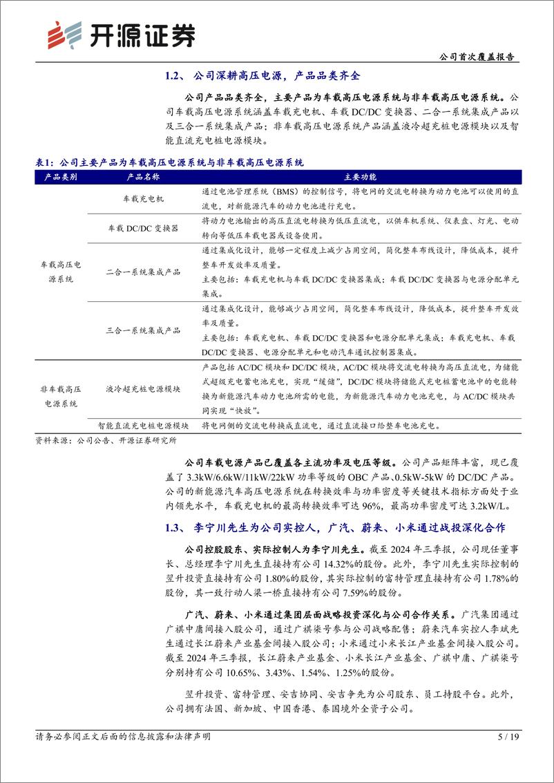 《富特科技(301607)公司首次覆盖报告：国内车载电源头部供应商，海外新拓客户放量在即-241202-开源证券-19页》 - 第6页预览图