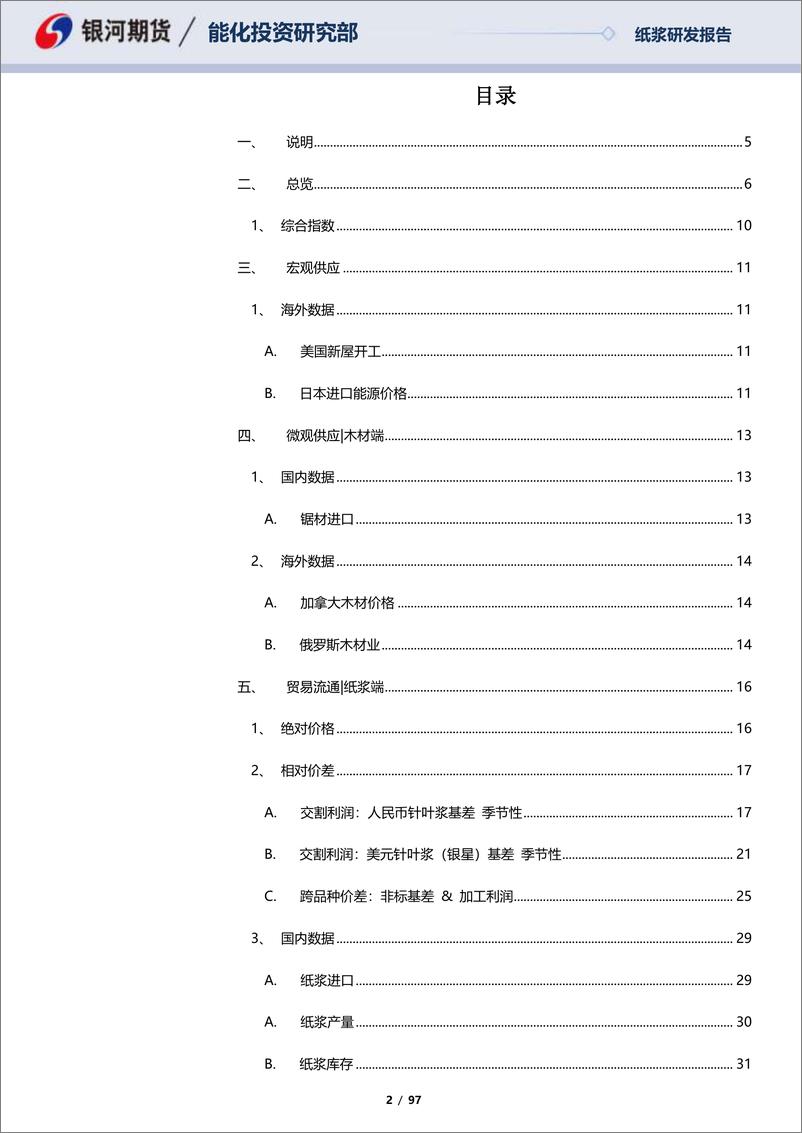 《纸浆月报：阔叶套利受到关注，纸品消费温和企稳-20230528-银河期货-97页》 - 第3页预览图