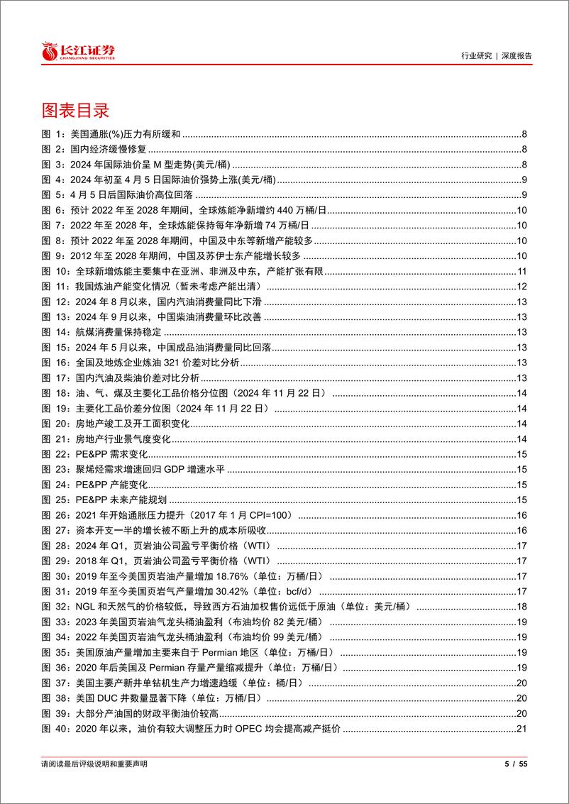 《石油化工行业2025年度投资策略：拾级而上，结构分化-241222-长江证券-55页》 - 第4页预览图