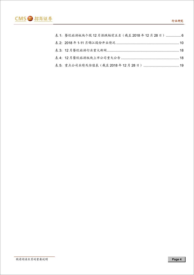 《旅游行业数据跟踪及1月投资策略：三亚桂林景气度向好，看好成长确定性龙头-20190102-招商证券-21页》 - 第5页预览图