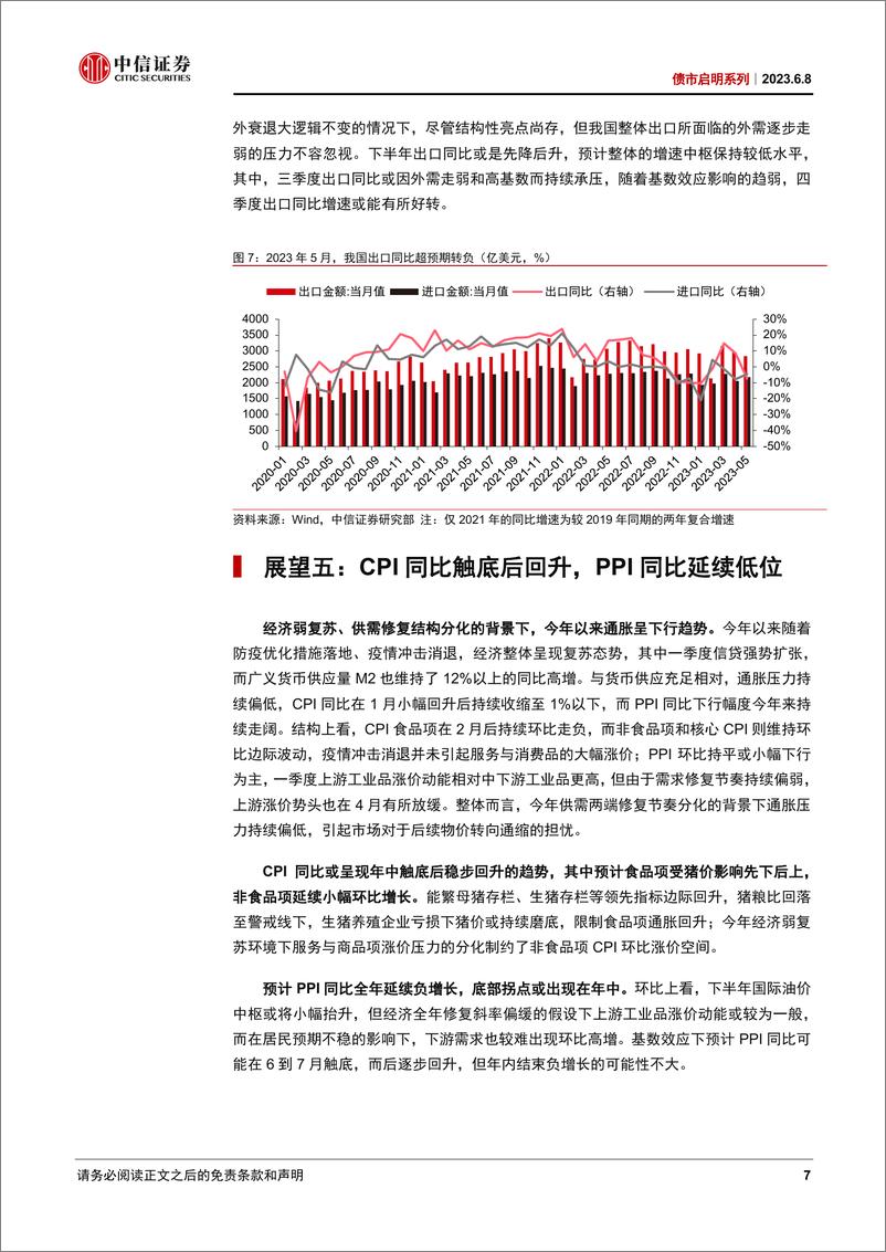 《债市启明系列：下半年宏观经济与金融市场十大展望-20230608-中信证券-25页》 - 第8页预览图