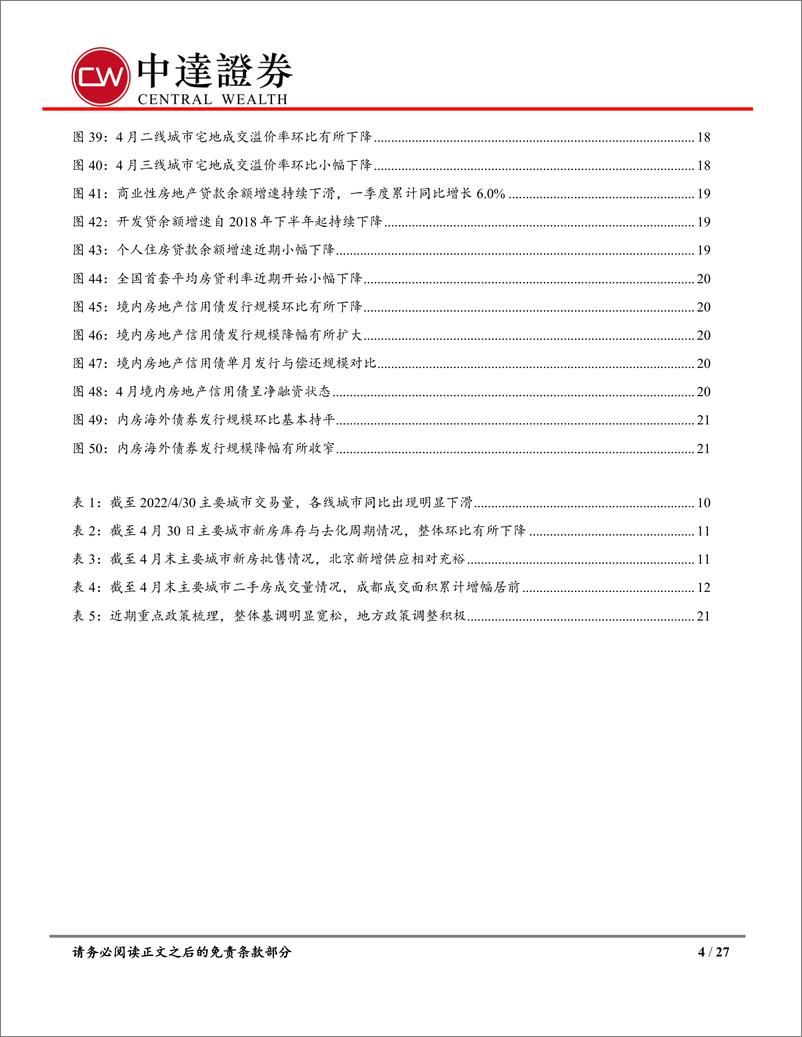 《4月统计局数据点评及房地产行业月报：数据整体明显下行，顶层新政积极托底-20220516-中达证券-27页》 - 第5页预览图