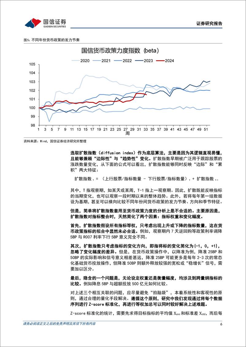 《宏观经济专题研究：货币政策力度指数-240821-国信证券-15页》 - 第6页预览图