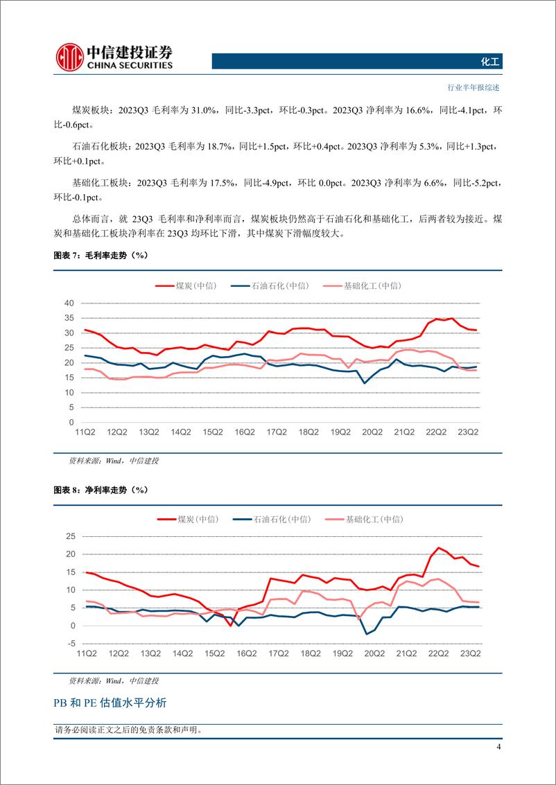 《化工行业化工及能源开采板块2023三季报综述：板块业绩环增，基化扩产放缓，看好后续格局优化-20231108-中信建投-70页》 - 第7页预览图