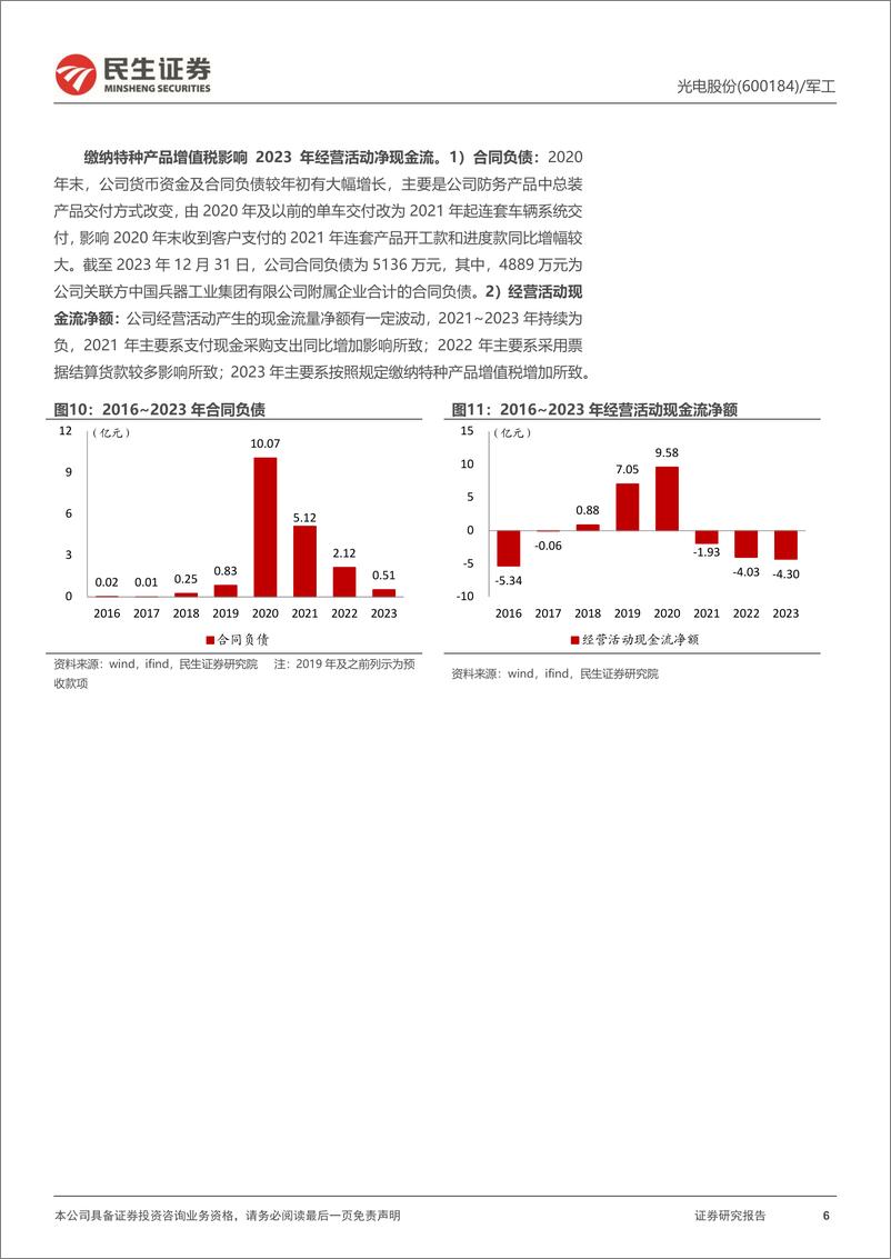 《光电股份(600184)首次覆盖报告：光电装备系统核心资产；定增扩产把握信息化发展机遇-240823-民生证券-25页》 - 第6页预览图