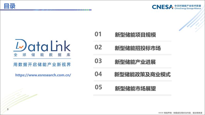 《新型储能产业发展现状及趋势-暨CNESA DataLink2024年储能数据发布报告》 - 第3页预览图