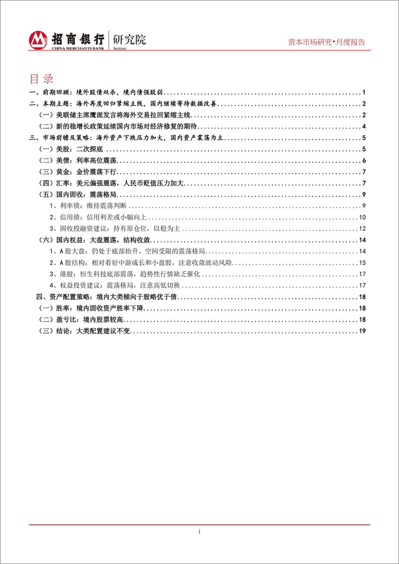 《资本市场月报（2022年9月）：海外资产下跌压力加大，国内资产震荡为主-20220901-招商银行-25页》 - 第3页预览图