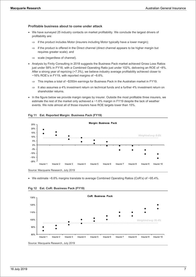 《麦格理-亚太地区-保险行业-澳大利亚一般保险行业分析-2019.7.16-23页》 - 第8页预览图