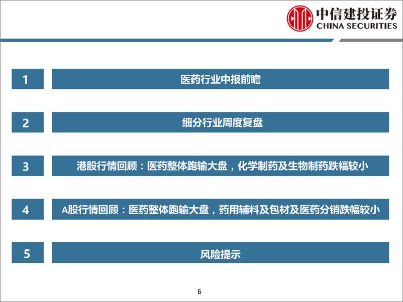 《医药行业中报前瞻-240630-中信建投-107页》 - 第6页预览图