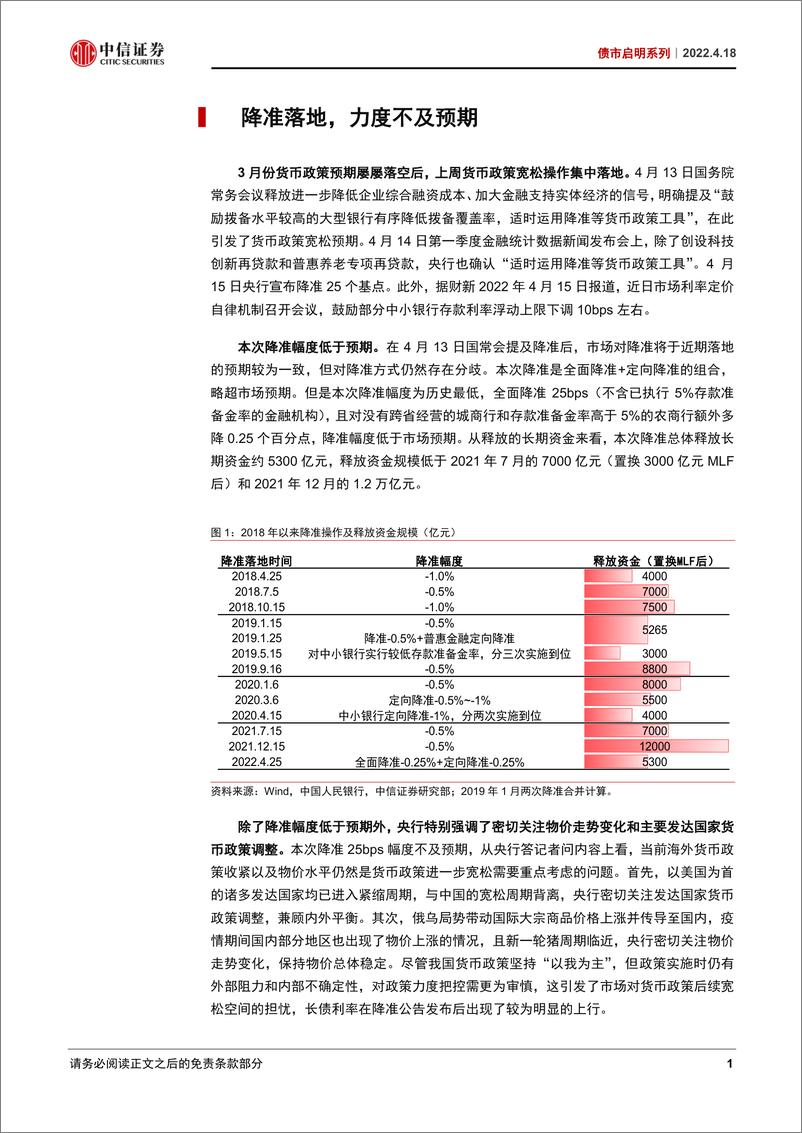 《债市启明系列：降准后债市怎么看？-20220418-中信证券-29页》 - 第3页预览图