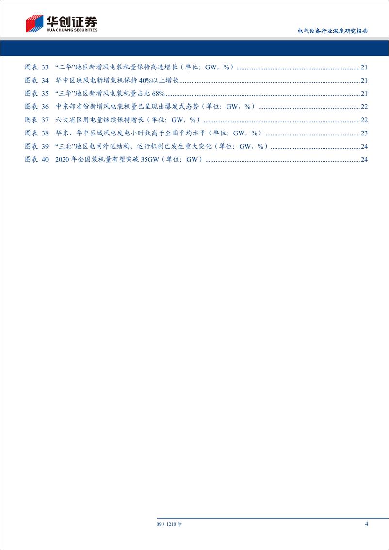 《电气设备行业深度研究报告：电网新能源消纳系列报告之四，2020年风电装机有望突破35GW，风电新周期爆发-20190402-华创证券-30页》 - 第5页预览图