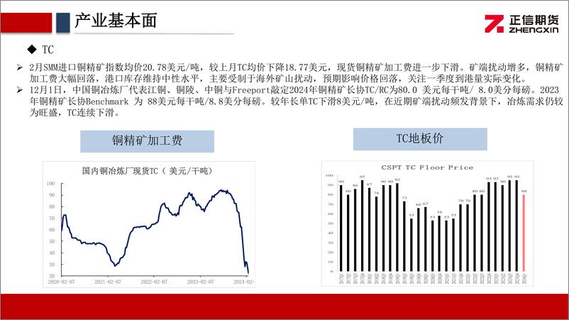 《铜月报：现货需求恢复缓慢，铜价高位压力仍存-20240304-正信期货-23页》 - 第8页预览图