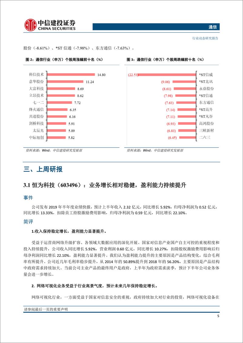 《通信行业：5G应用关注度提升，流量投资逻辑值得关注-20190805-中信建投-17页》 - 第8页预览图