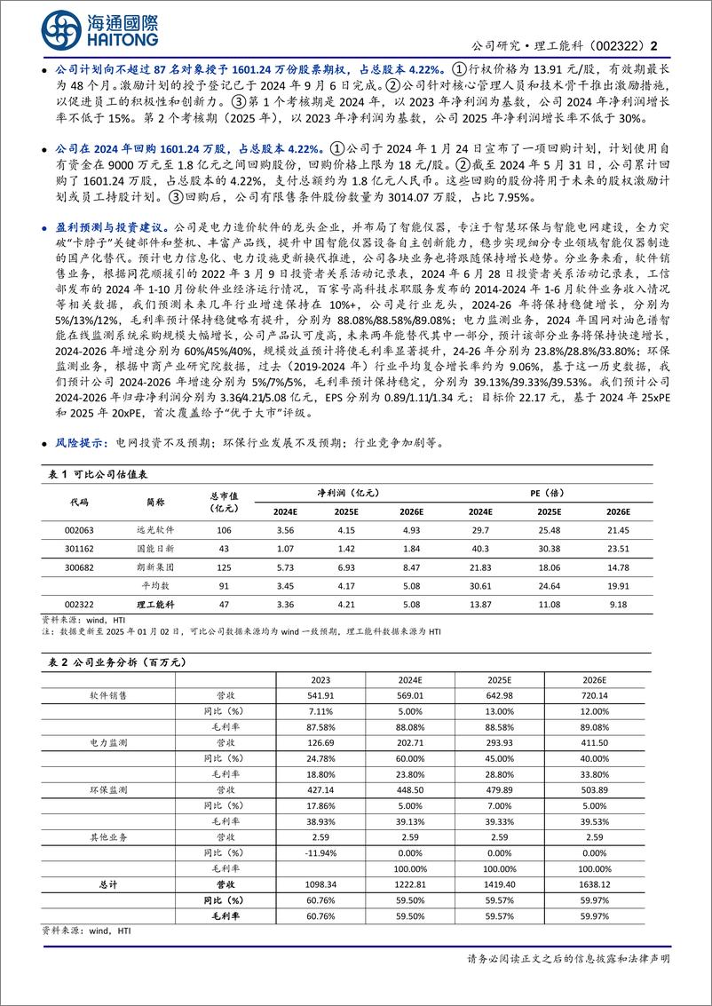 《理工能科(002322)首次覆盖：电力信息化龙头厂商，智能仪器构建新成长曲线-250103-海通国际-12页》 - 第2页预览图