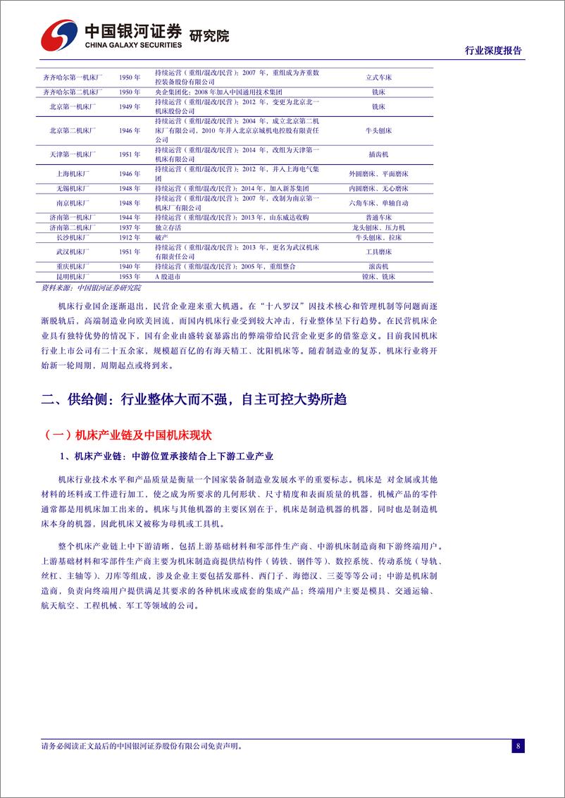 《机械设备行业深度报告：自主可控 周期回升 出海加速，三重逻辑打开机床行业向上空间》 - 第8页预览图