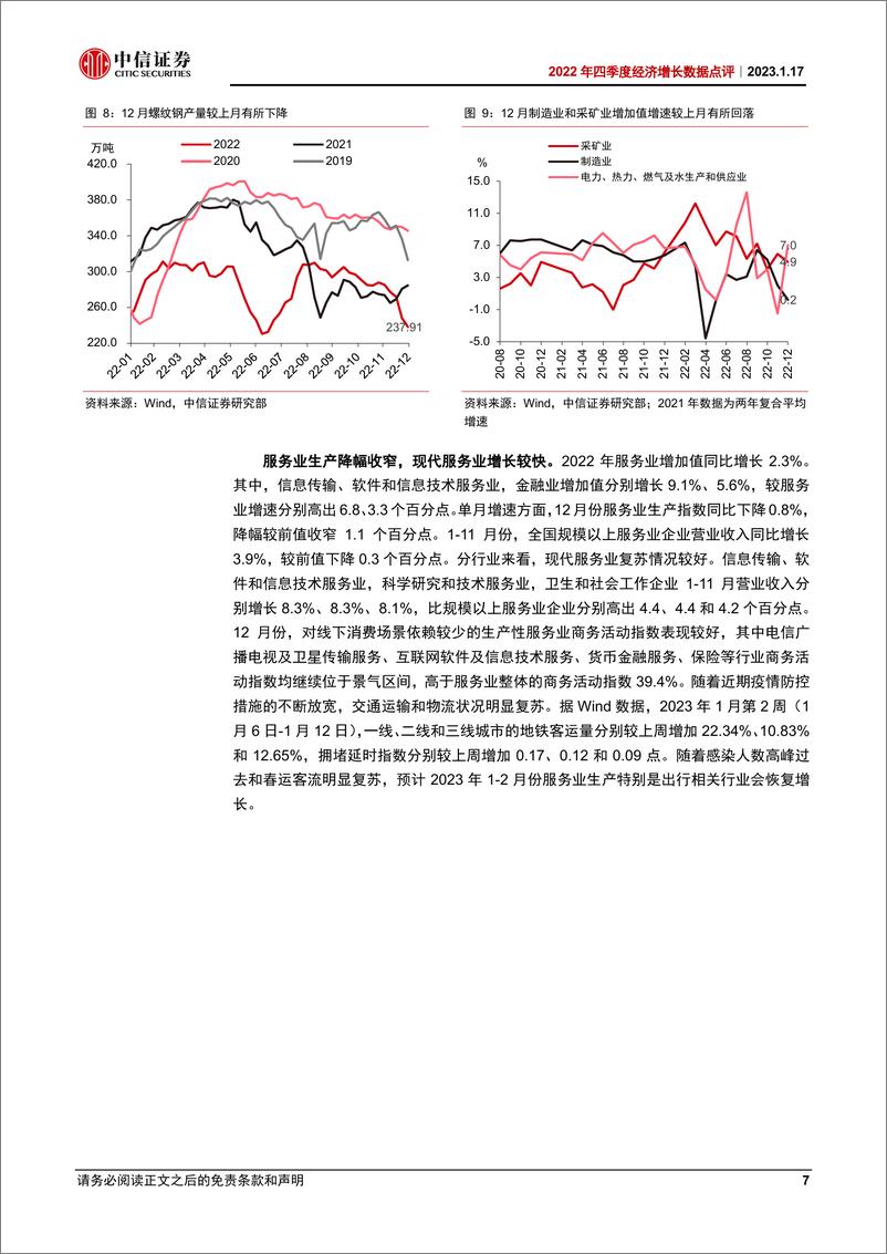 《2022年四季度经济增长数据点评：GDP站上120万亿元新台阶，人口首现负增长-20230117-中信证券-16页》 - 第8页预览图