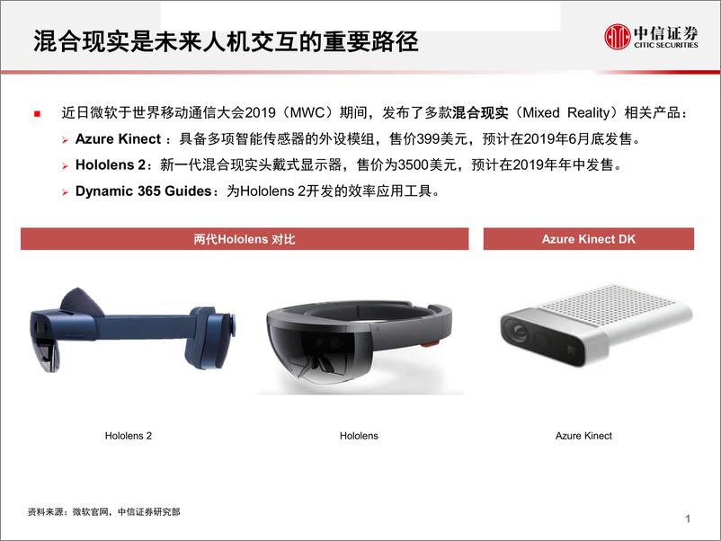 《科技行业先锋系列16：微软发布Hololens2，助推混合现实-20190228-中信证券-11页》 - 第3页预览图