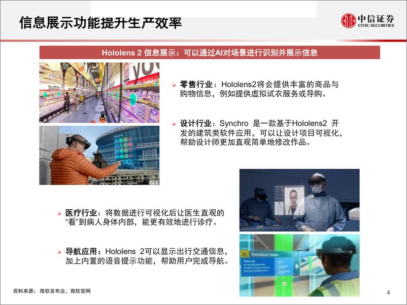 《科技行业先锋系列16：微软发布Hololens2，助推混合现实-20190228-中信证券-11页》 - 第6页预览图