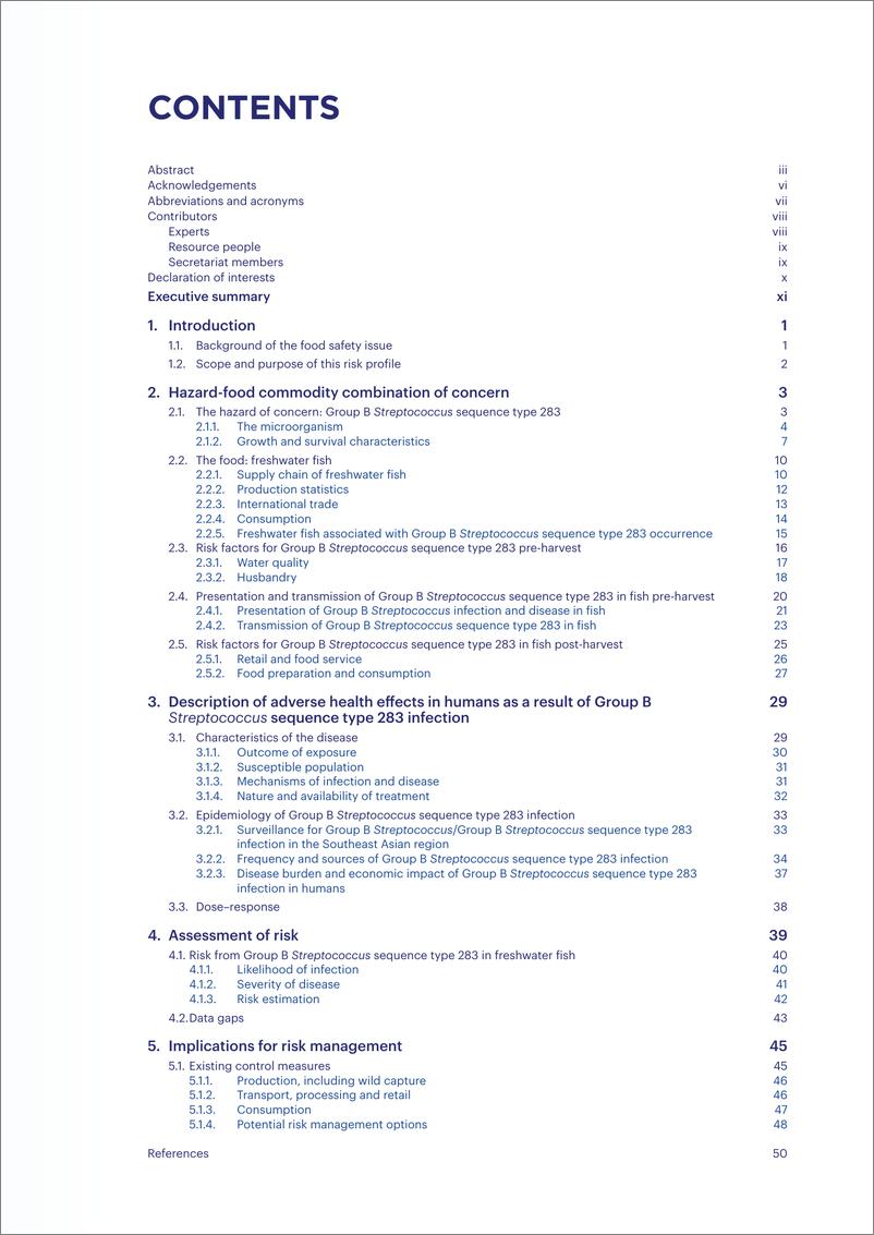 《风险概述–B组链球菌（GBS）：淡水鱼中的ST283 型无乳链球菌》英-80页 - 第8页预览图