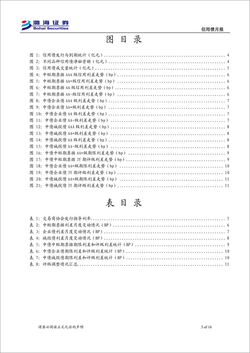 《信用债12月月报：发行及成交规模增长，化债是增量政策的“重头戏”-241203-渤海证券-16页》 - 第3页预览图