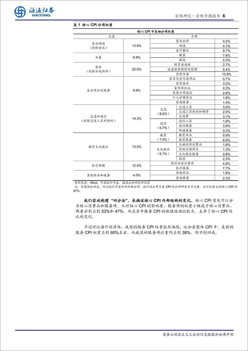 《2023年通胀研究系列一：中国的核心通胀，压力多少？-20230207-海通证券-19页》 - 第7页预览图