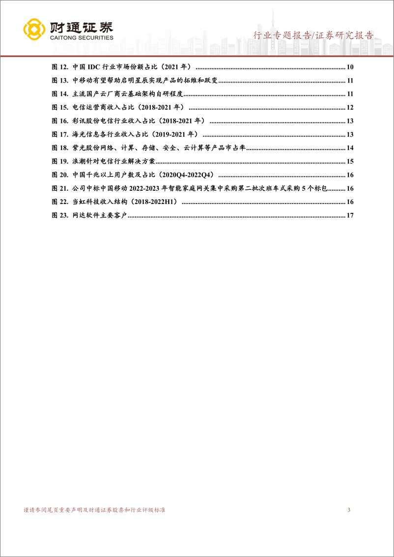 《计算机行业：数字中国大展宏图，运营商肩负新时代历史使命-20230305-财通证券-18页》 - 第4页预览图