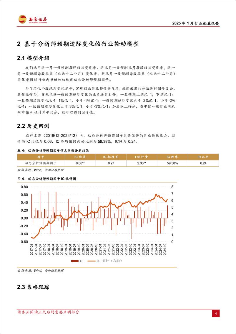 《行业配置报告(2025年1月)：行业配置策略与ETF组合构建-250101-西南证券-13页》 - 第7页预览图