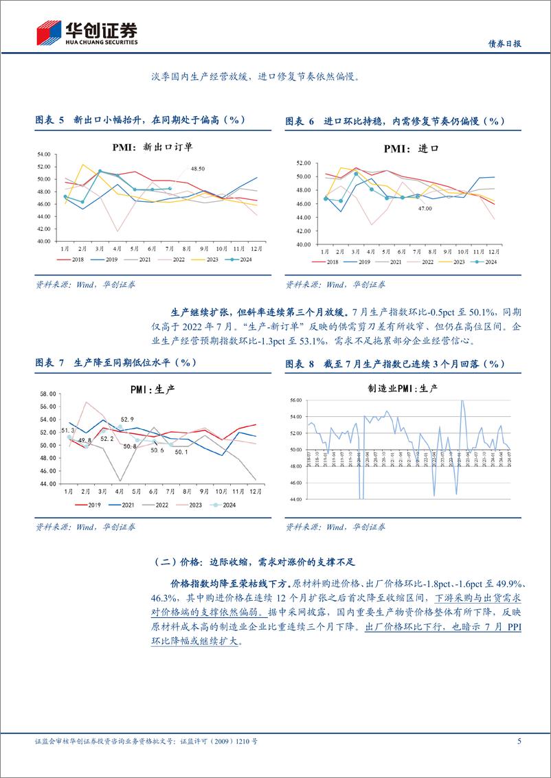 《7月PMI数据点评：继续筑底，等待发力-240731-华创证券-10页》 - 第5页预览图