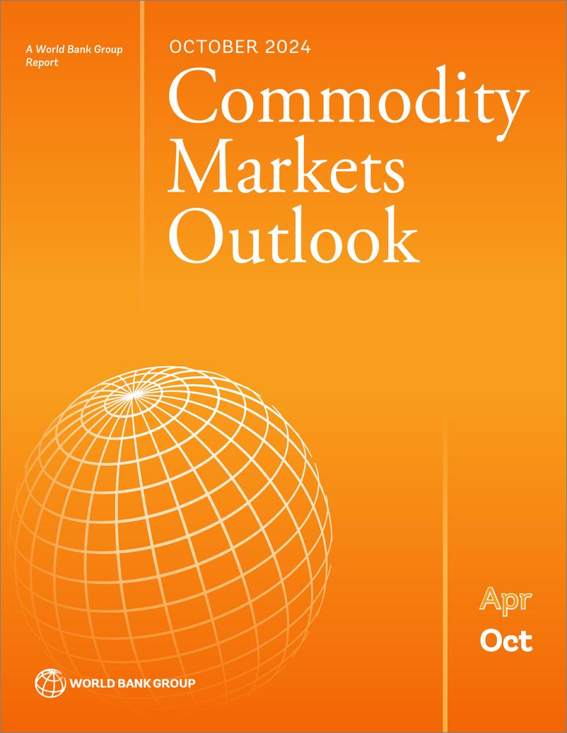 《2024年10月大宗商品市场展望报告（英）-62页》 - 第1页预览图