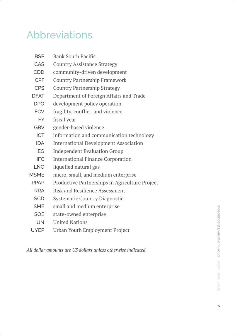 《世界银行-世界银行驻巴布亚新几内亚集团：2008-2013财政年度国家方案评估（英）-2024-114页》 - 第7页预览图