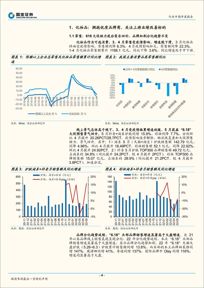 《化妆品与日化行业中期年度报告：推荐高成长、疫后修复两条主线-20220613-国金证券-28页》 - 第5页预览图