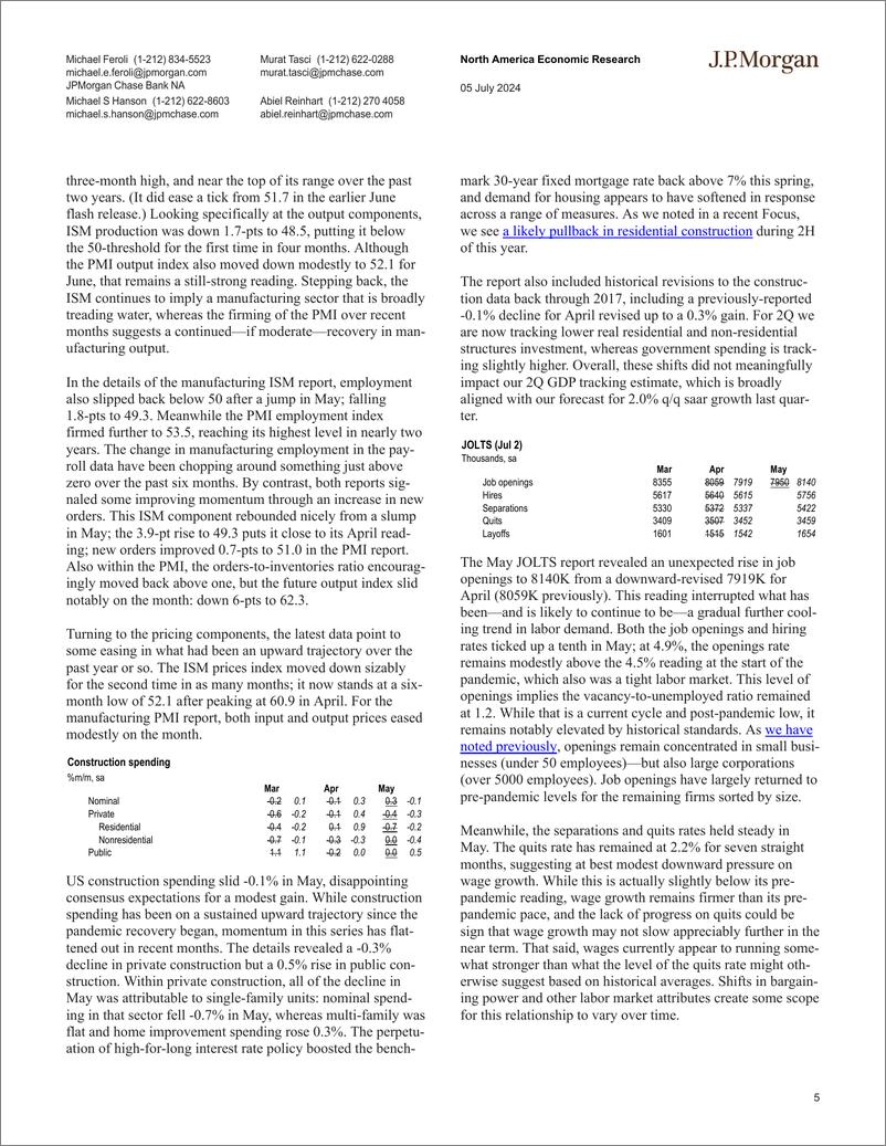 《JPMorgan Econ  FI-United States-109059334》 - 第5页预览图