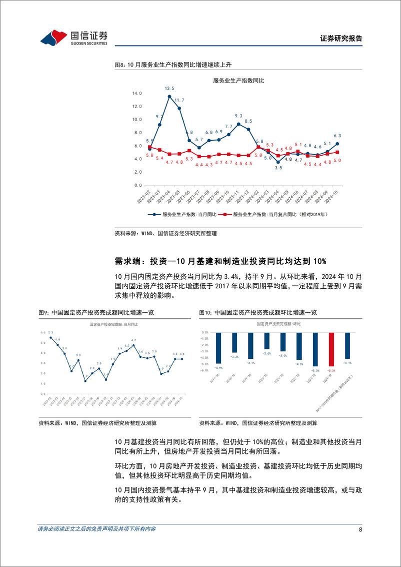 《宏观经济宏观月报：总需求拐点已至，持续性有待验证-241115-国信证券-18页》 - 第8页预览图