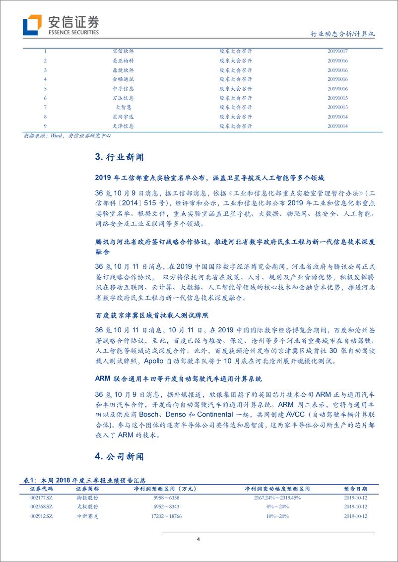 《计算机行业：三季报行情火热，还有哪些高增长？-20191013-安信证券-16页》 - 第5页预览图