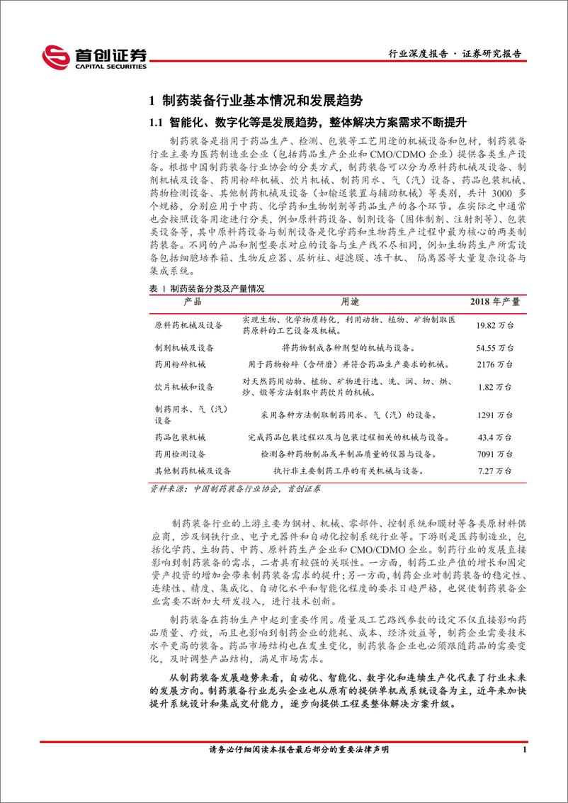 《制药装备行业深度报告：跨越周期性，迎接新动能-20220506-首创证券-48页》 - 第6页预览图