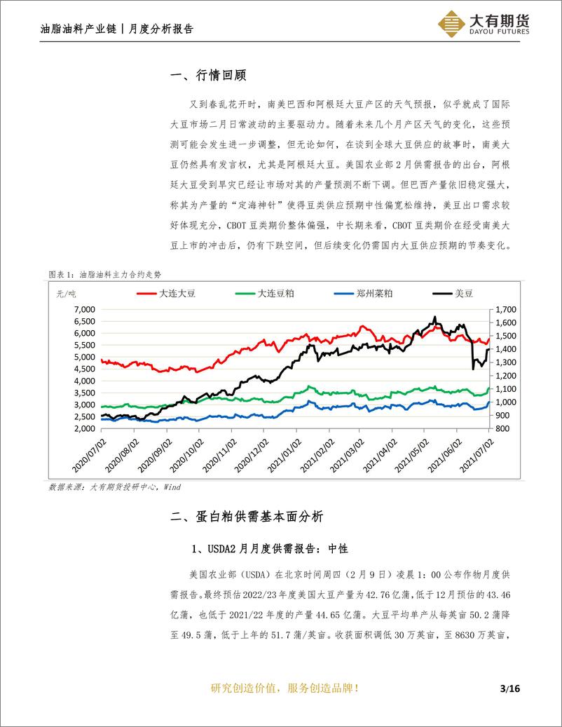 《油脂油料产业链月度分析报告：供应端天气主导，需求端尚待发力-20230228-大有期货-17页》 - 第5页预览图