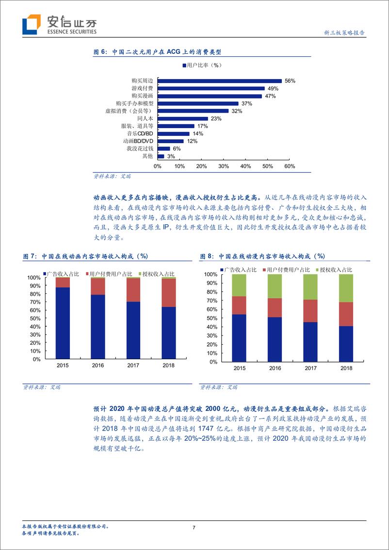 《新三板传媒行业策略报告：哔哩哔哩牵手阿里巴巴，二次元电商空间几何？-20190219-安信证券-16页》 - 第8页预览图