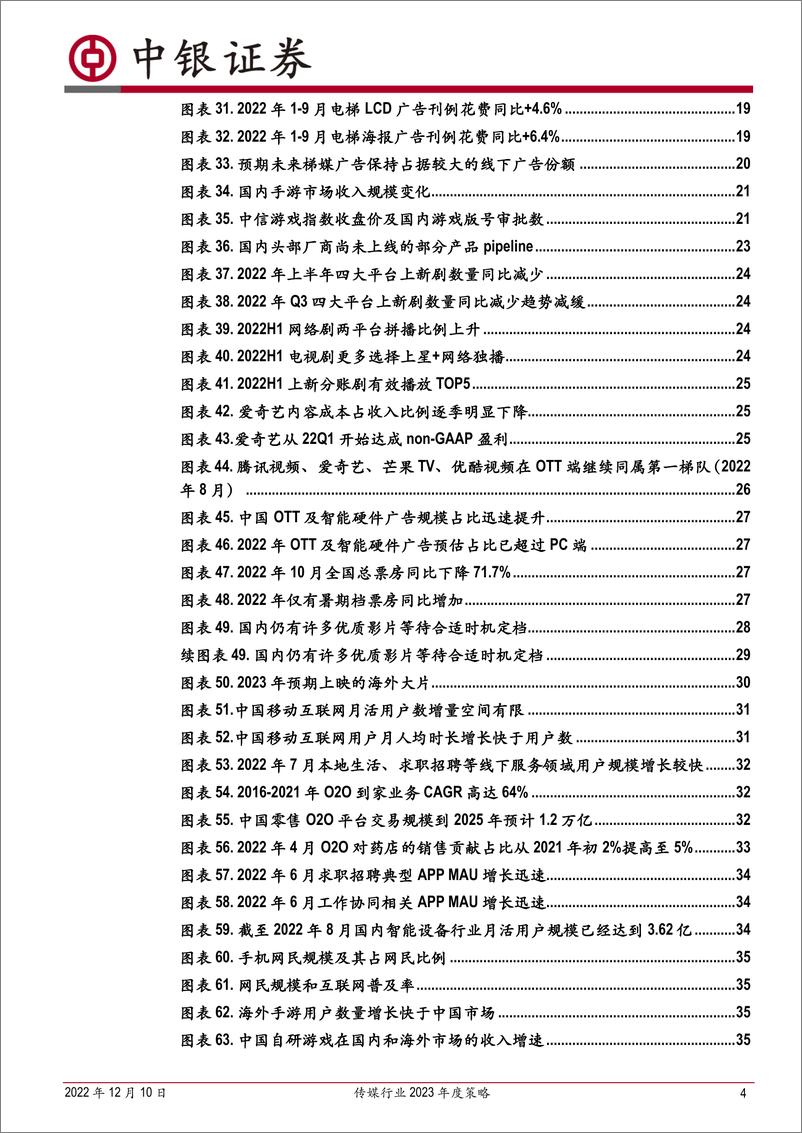 《传媒行业2023年度策略：基本面和估值双修复，科技创新带来新机遇-20221210-中银国际-65页》 - 第5页预览图