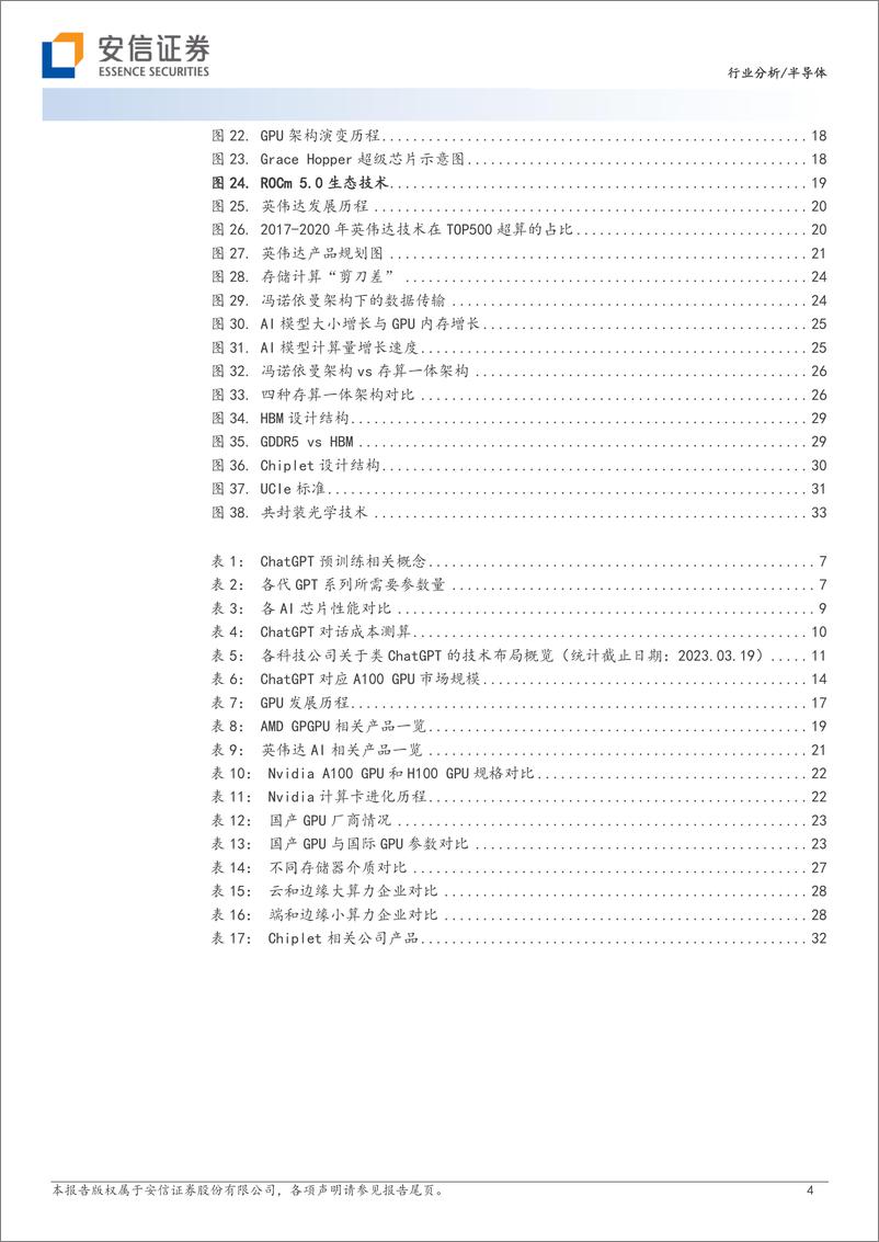 《半导体行业AI算力产业链梳理技术迭代推动瓶颈突破AIGC场景增多驱动算力需求提升-23032136页》 - 第4页预览图